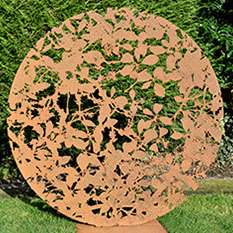 Corten weathering steel sculpture, art